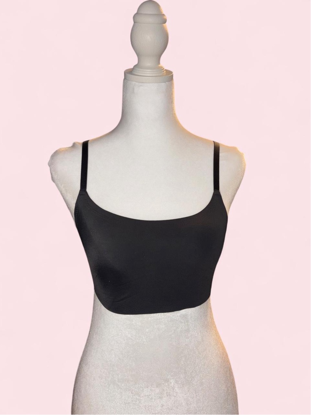 Calvin Klein Black Seamless Bandeau Crop Top
